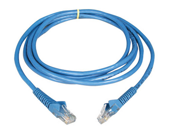 Cat6 Cable (RJ45 M/M),PoE,Blue,14 ft.